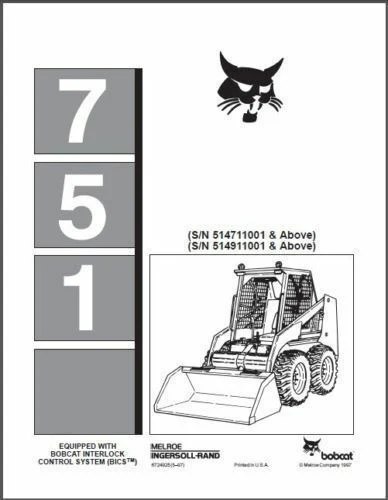 

Для погрузчика с бортовым поворотом Bobcat 751