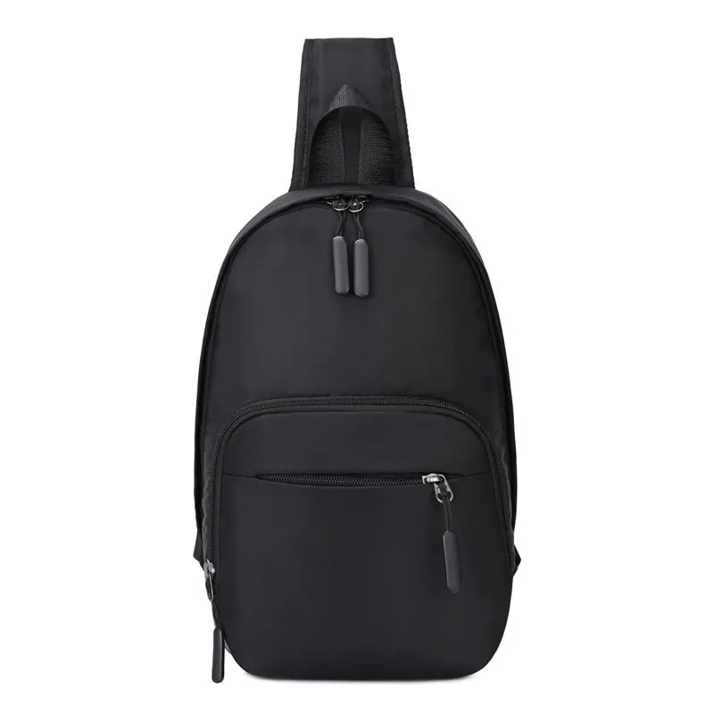 

Fashion Chest bags Men Solid Color Travel Crossbody Bag Nylon High-Capacity Chest Pouch Outdoors Short Trip Male Shoulder Bag