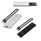 Чехол M2 NVMe для жесткого диска M.2-USB Type C USB 3,1, чехол из алюминиевого сплава для жесткого диска NVME PCIE NGFF SATA M.2 B Key SSD