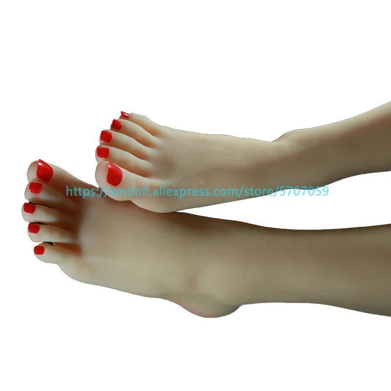 Одежда высшего качества фетиш игрушки твердого силикона секс игрушка ступни