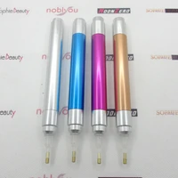2020 new arrivals 4 colors light pens with tweezers for diamond painting tools embroidery accessories point mosaic