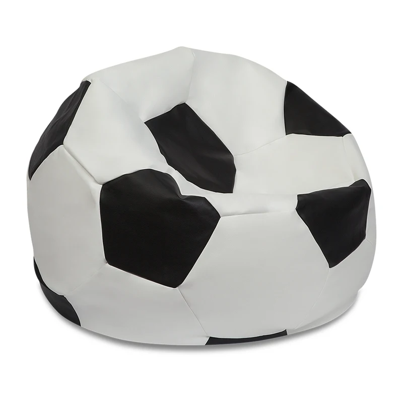 Мешок кресло с НАПОЛНИТЕЛЕМ Кито пуф Delicatex бело черный для дома