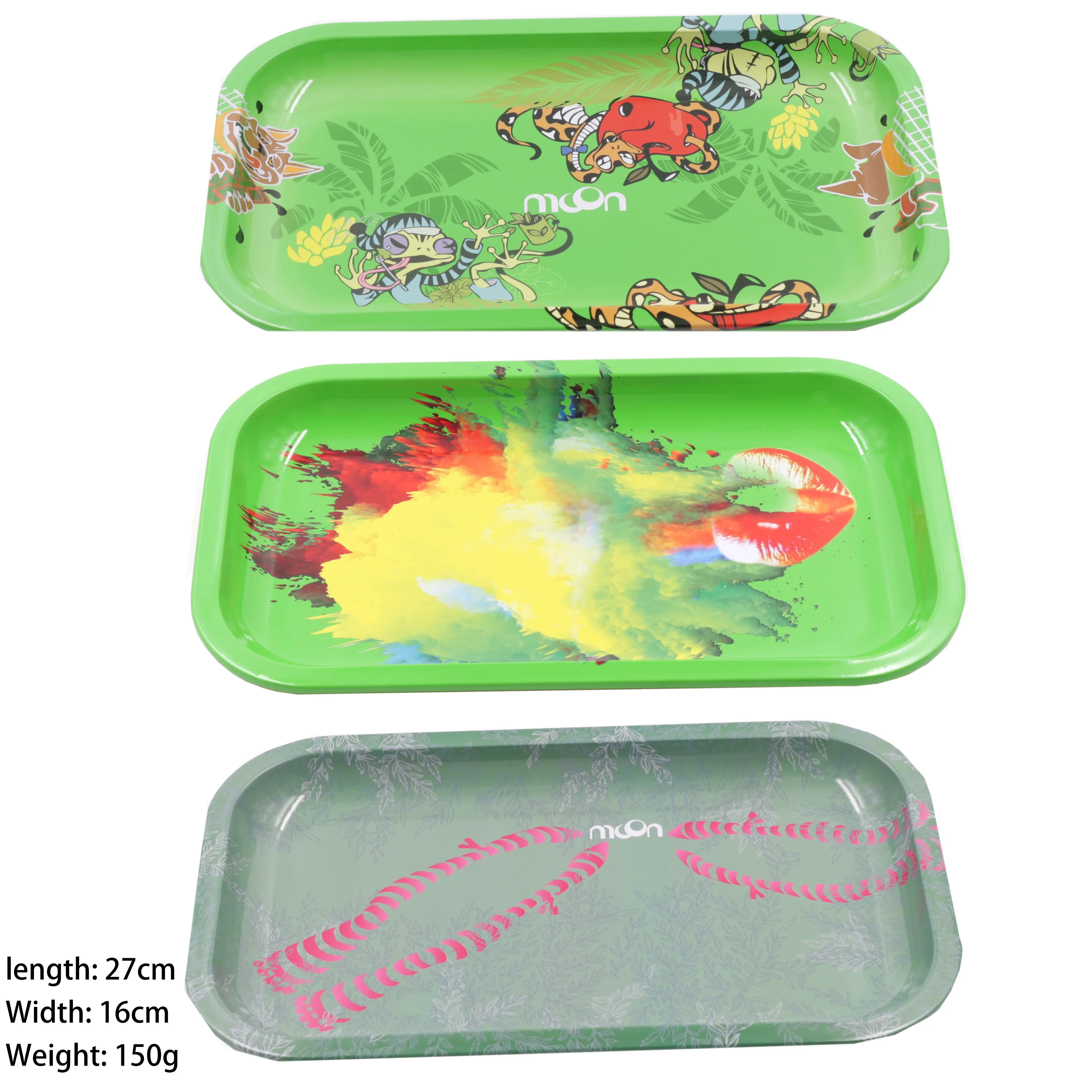 

1Pcs Rolling Trays Metal Tray Handor for Smoking Accessory Random