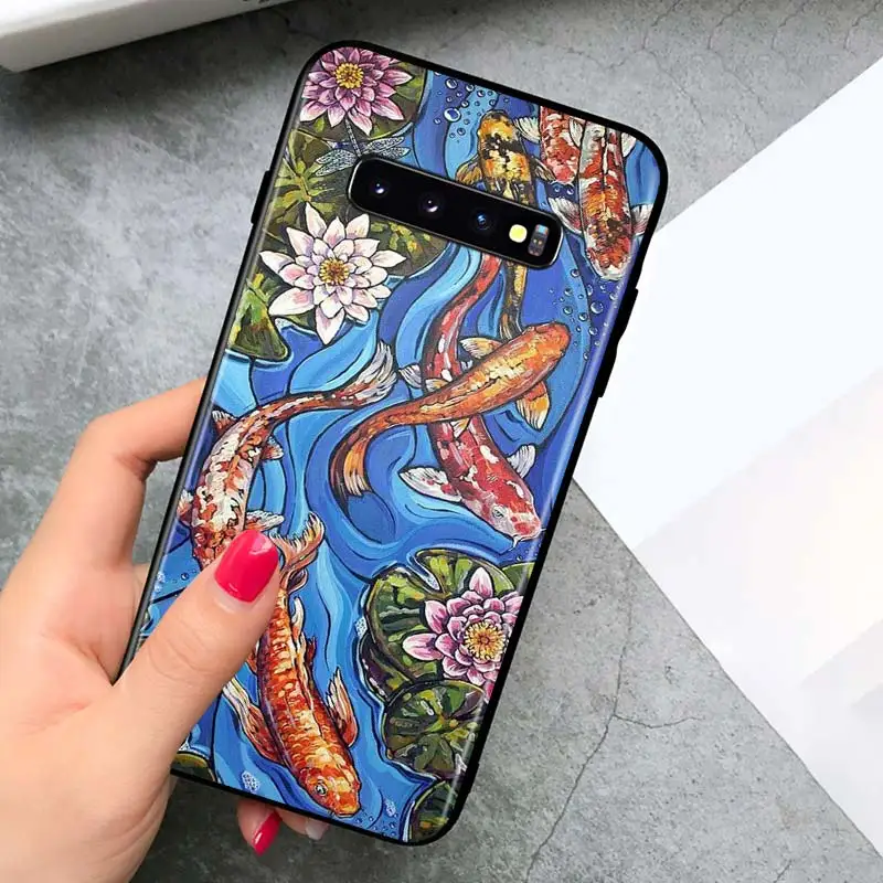 

Chinese Koi Fishes for Samsung S20 FE Ultra Plus A91 A81 A71 A51 A41 A31 A21 A11 A12 A72 A52 A42 A32 A12 Phone Case