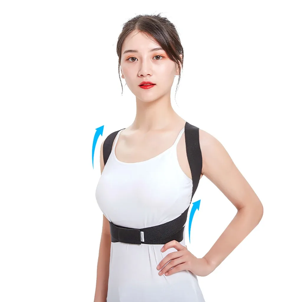 `Brace Support Belt Adjustable Back Posture Corrector Clavicle Spine Shoulder Lumbar Correction | Спорт и развлечения