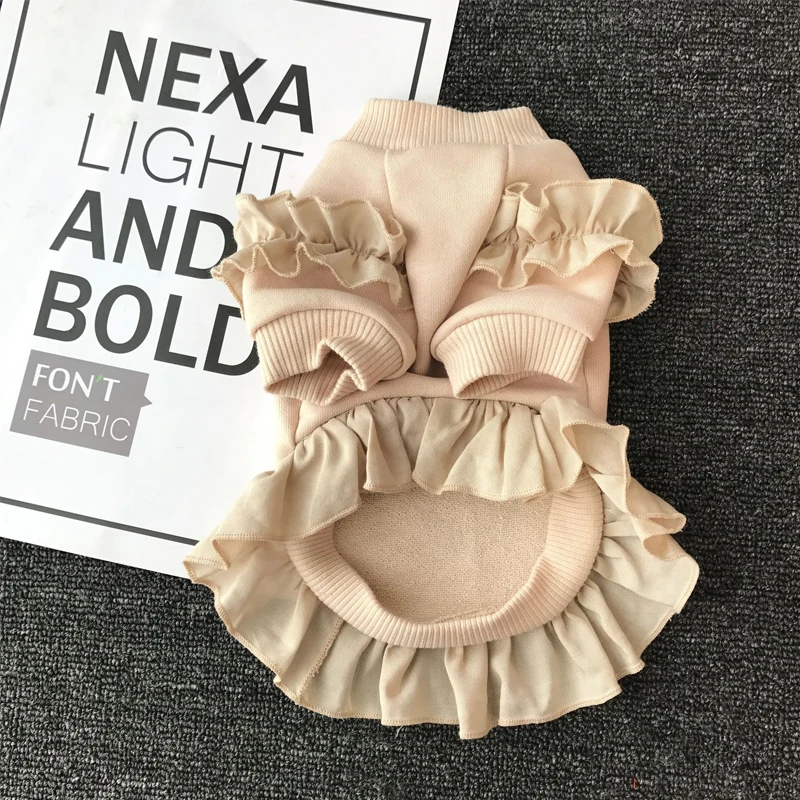 Одежда для питомцев элегантное роскошное меховое зимнее пальто одежда маленьких