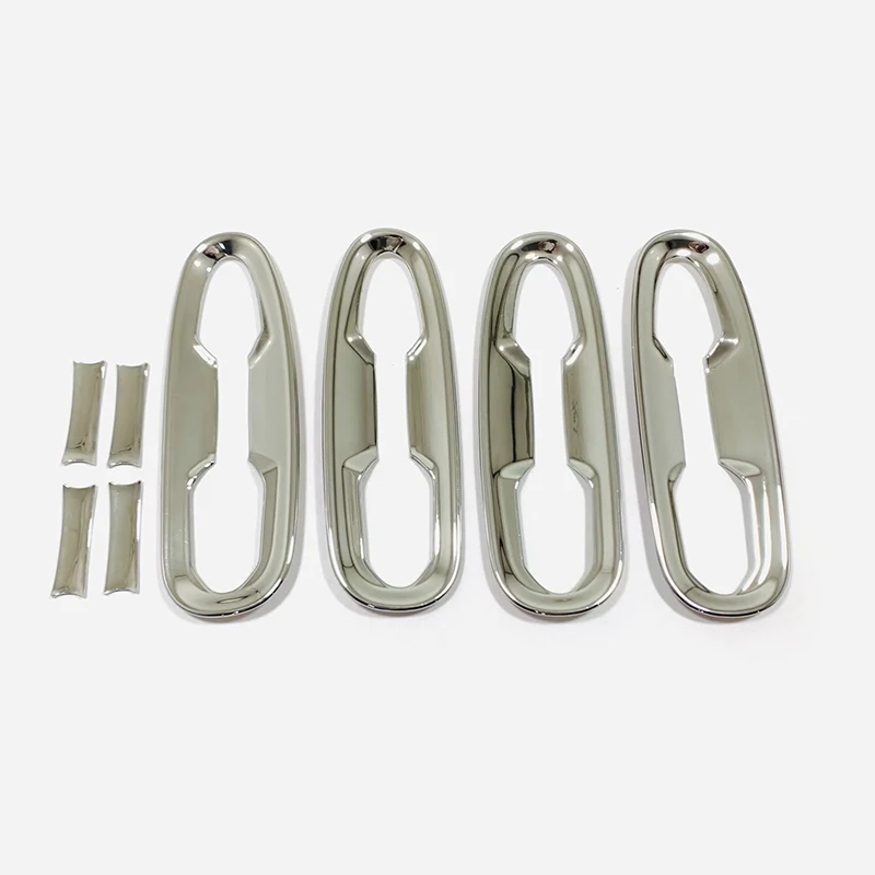 

ABS Chrome Door Handle Bowl Cover Cup Cavity Trim Insert Catch Molding Garnish For TOYOTA Sienna (XL40) 2021 2022