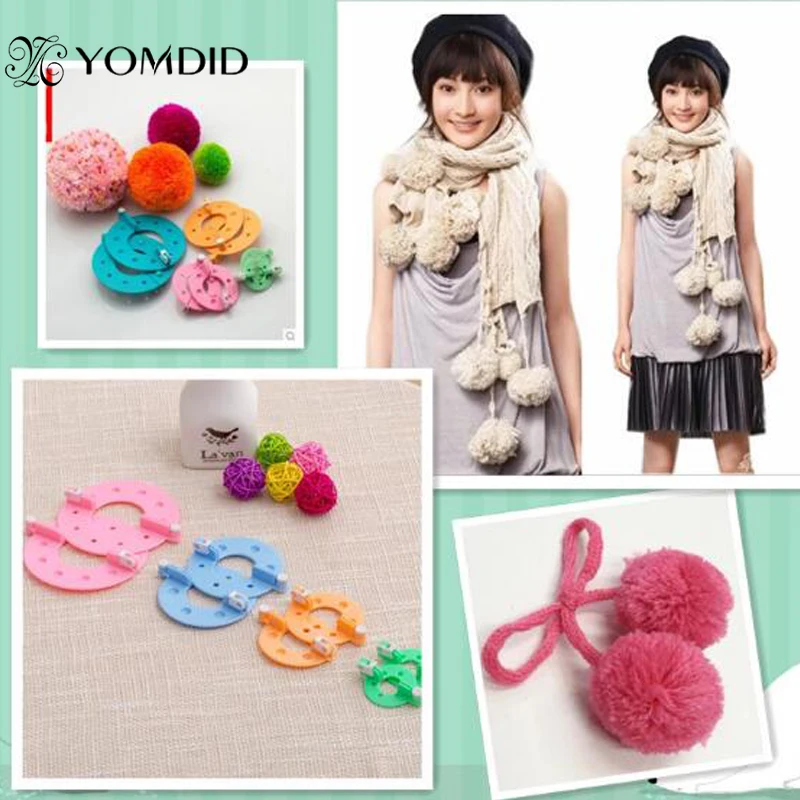 8 шт./компл. инструменты для плетения помпонов вязания шерстяных изготовления |