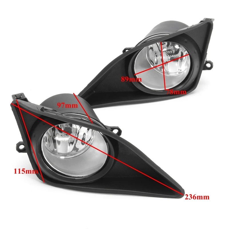 Противотумансветильник фара для переднего бампера автомобиля левая/правая 2 шт. +