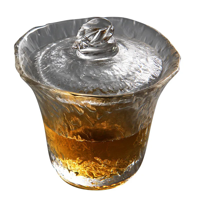 Утолщенной термостойкого стекла чайный набор кунг-фу крышка чашки японский