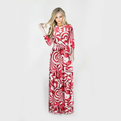 S~ 3XL рождественское платье для беременных с принтом для беременных Повседневное платье с длинными рукавами, Рождественская елка, снеговик, вечерние платья для беременных - Цвет: Белый