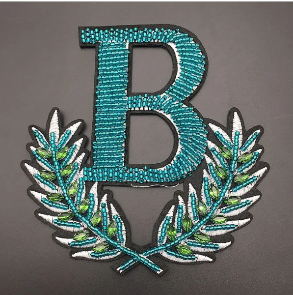 15 см * 14 ручная 1 шт. вышитый бисером Хрустальная ткань вышивка аксессуары для