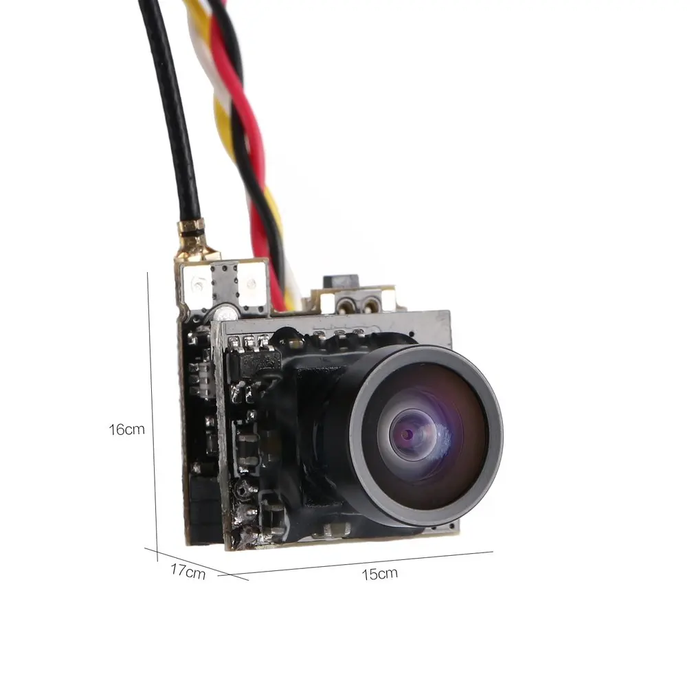 

LST - S2 5.8G 800TVL HD Micro CMOS FPV Camera 150-Degree Angle Of View 3.6g Ultralight NTSC / PAL Switchable