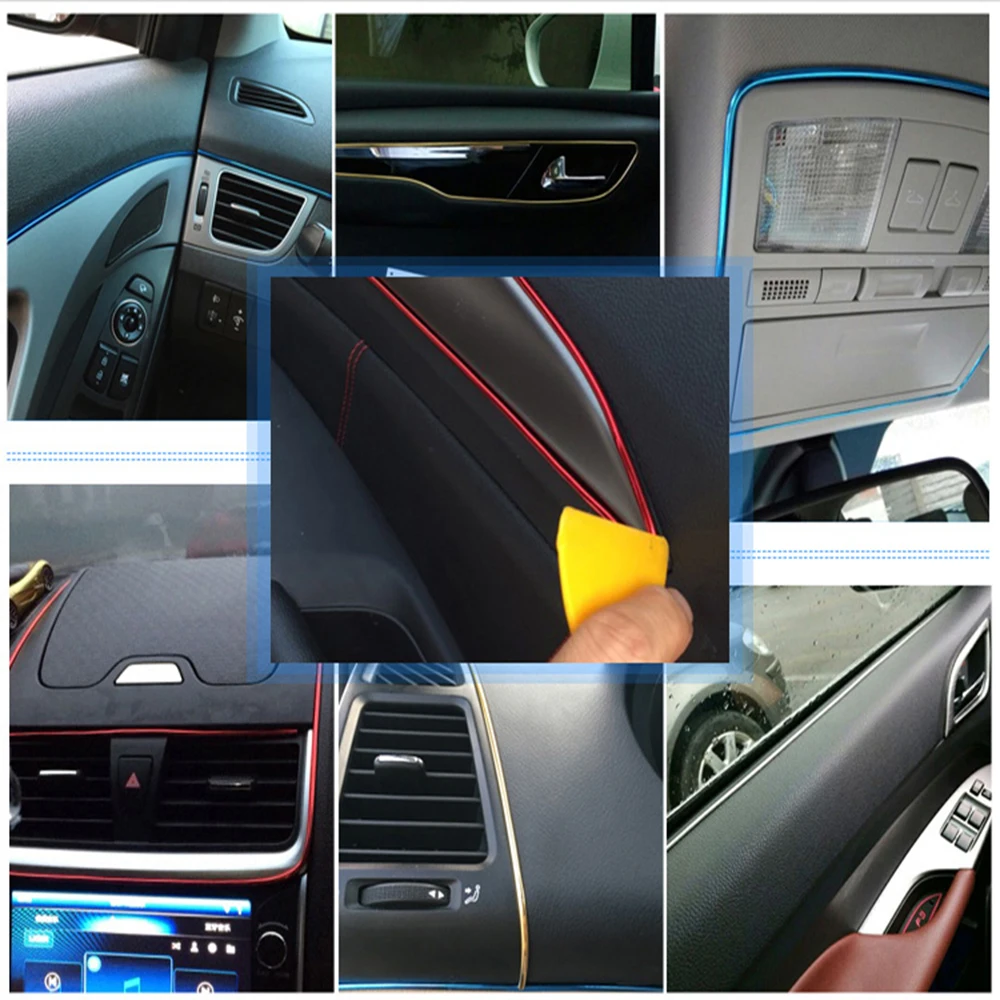 Наклейки для стайлинга автомобиля полоса украшения интерьера Audi 2000 2001 2002 2003 A3 A4 A5