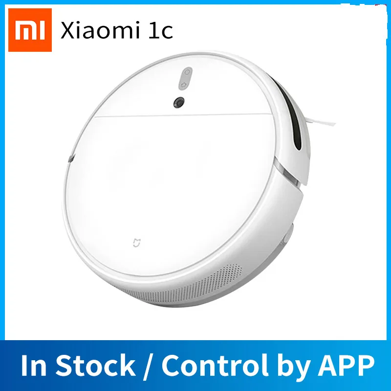 

Original Xiaomi Mijia 2 in 1 Smart Robot Vacuum Cleaner 1C Sweeping Mopping STYTJ01ZHM for Home 2500Pa 2400mAh APP Control