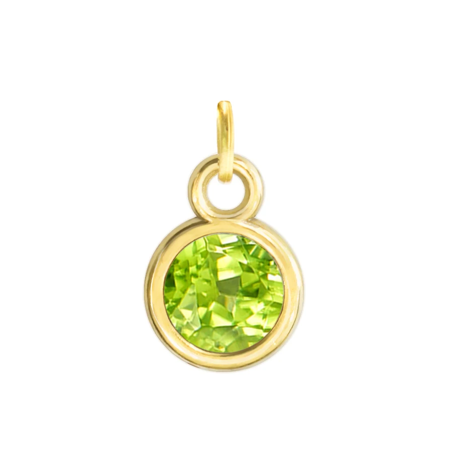 12p light green Цена 12 шт./лот золотой цвет Хрусталь Камень Амулеты с открытым кольцом Шарм Diy Аксессуары HC482 - Окраска металла: 12p light green