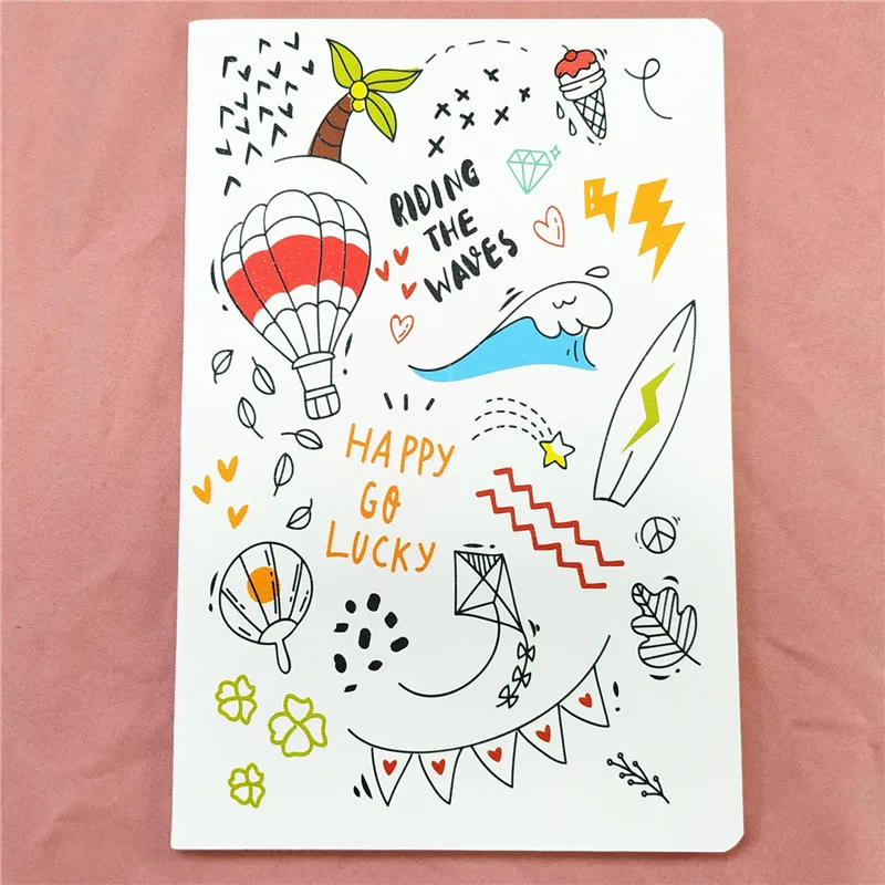 23 A5 блокнот,, Kawaii Bullet Journal, мягкая обложка, дневник, планировщик, альпака, милый офисный канцелярский блокнот с животными, бумага - Цвет: 23
