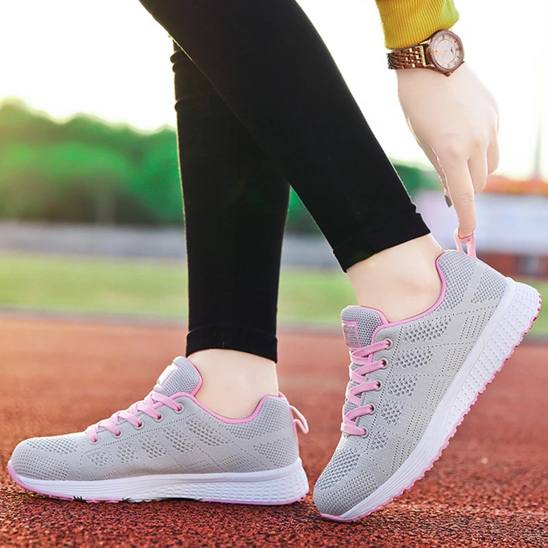 Женская обувь кроссовки для весны и осени женская дизайнерская мода сетка