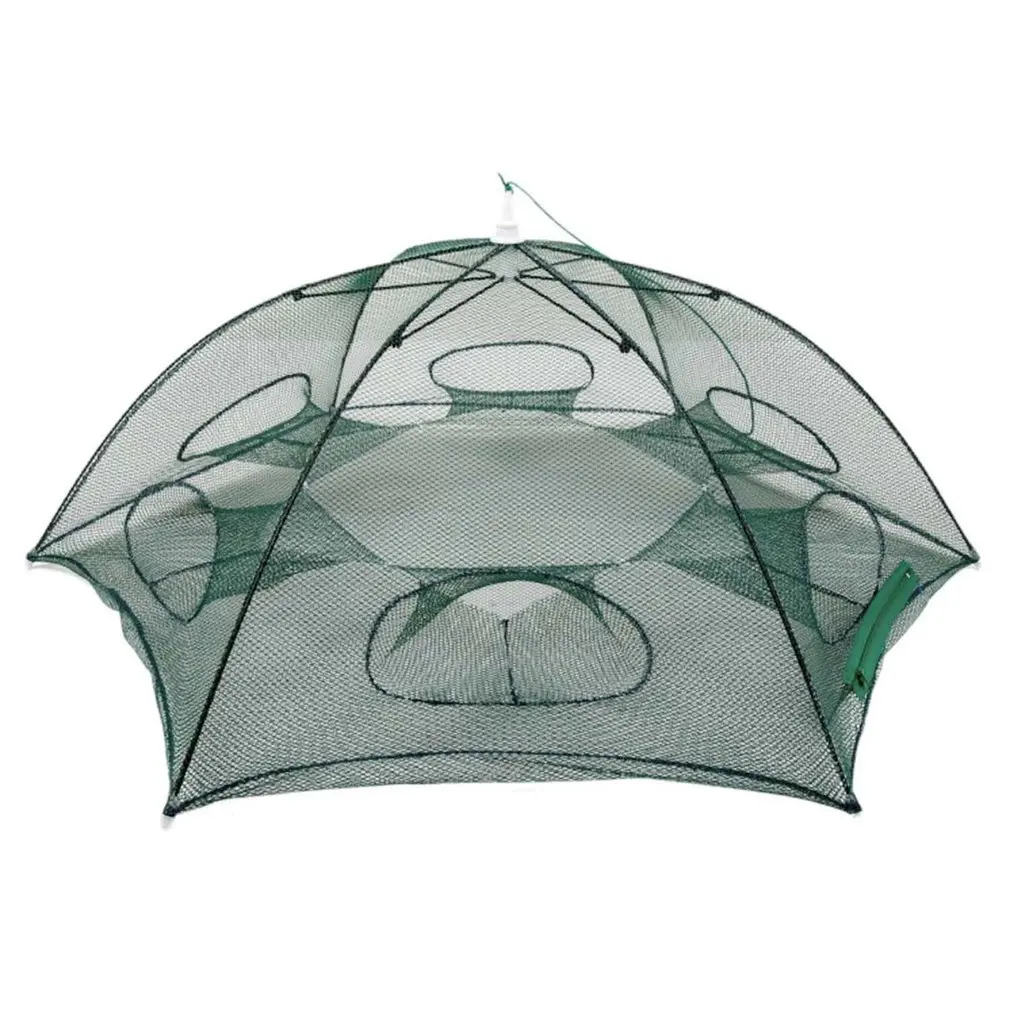 6 отверстий рыболовная сеть складывающаяся переносная шестигранная литые сети