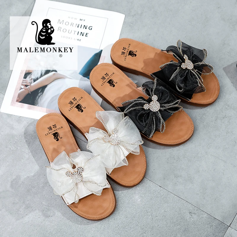 

Casual Flat Women Sandals 2021 Summer Indoor Outdoor Lightweight Comfortable Slippers Ladies Sandals Black Zapatos Mujer