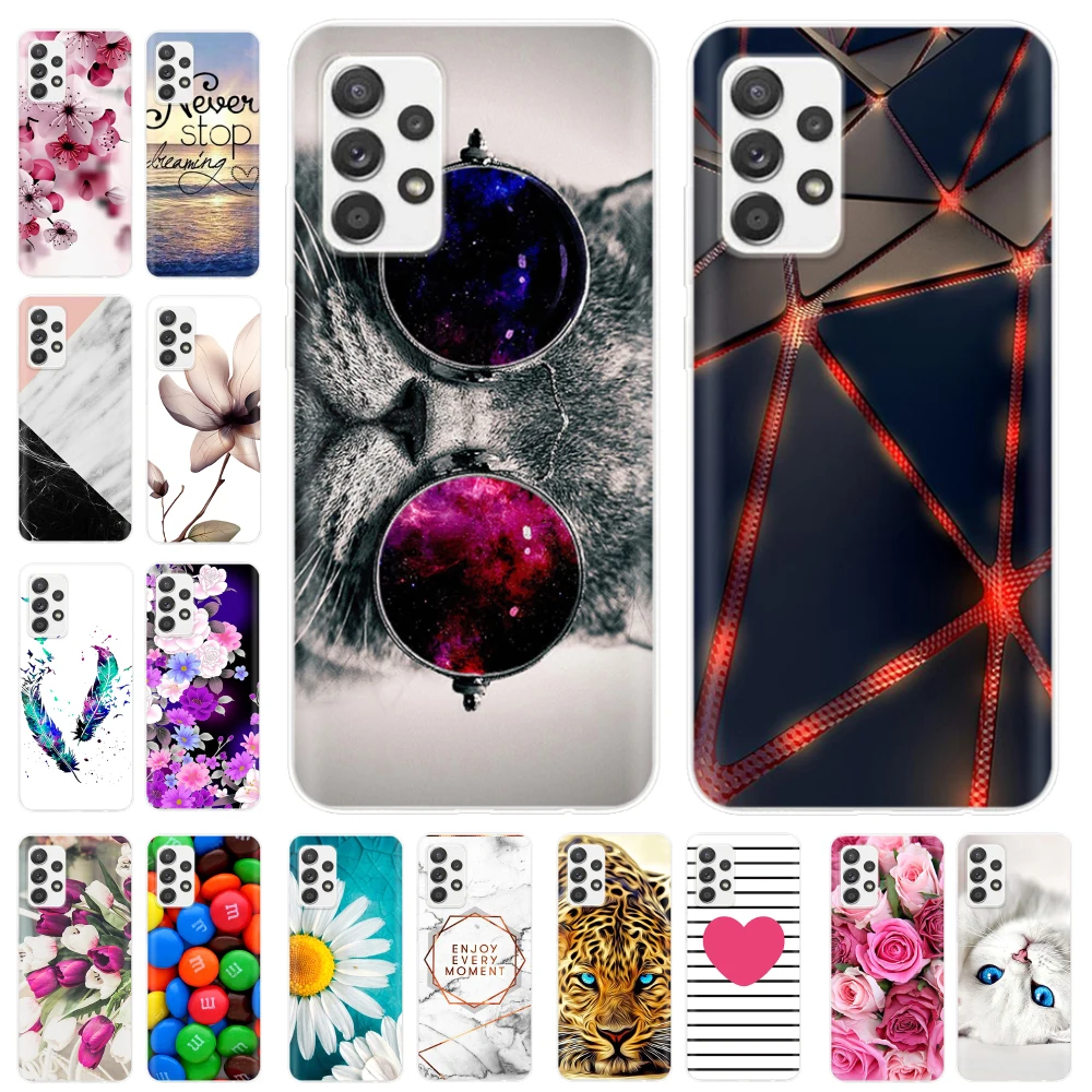 

For Samsung A52 5G Case Soft Silicone Tpu Back Phone Cover For Samsung Galaxy A52 GalaxyA52 Phone Cases A 52 2021 bumper shells