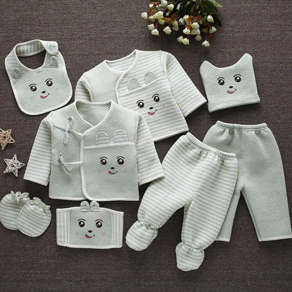AmyaBaby 8 шт./компл. хлопковый новорожденный Рождественский наряд для маленьких