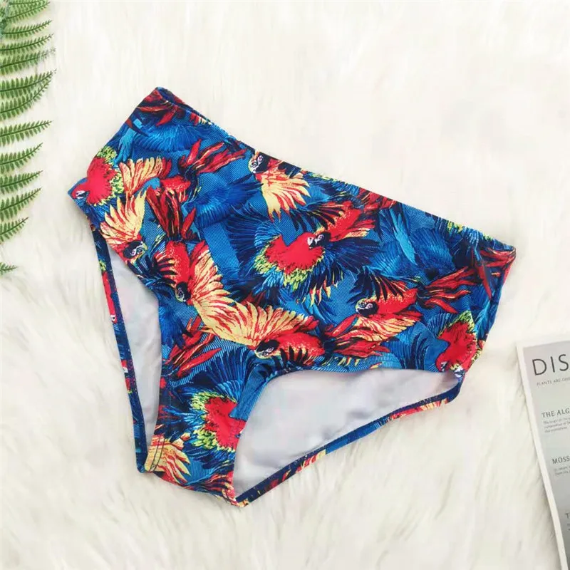 Женское бикини с цветочным принтом завышенной талией | Спорт и развлечения