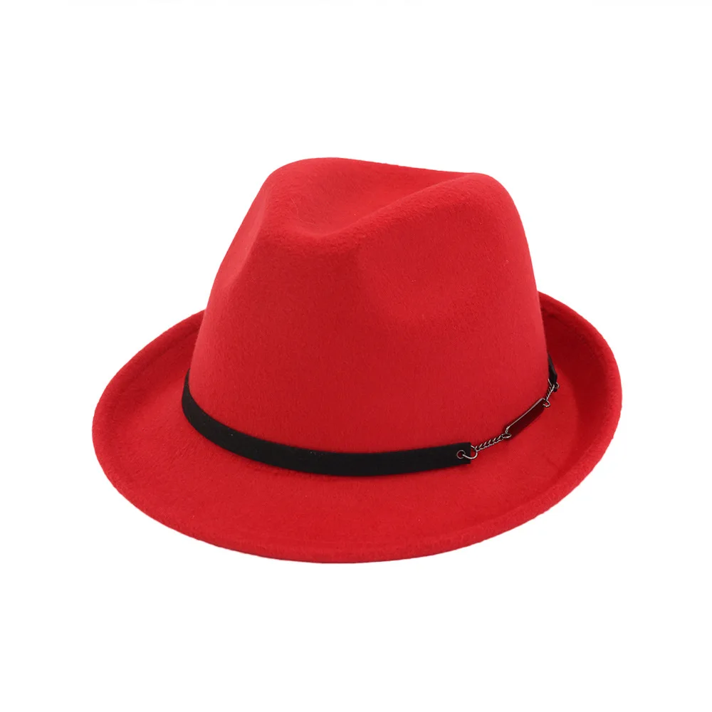 Английская Ретро фетровая шляпа sombrero для мужчин и женщин мужская Ковбойская