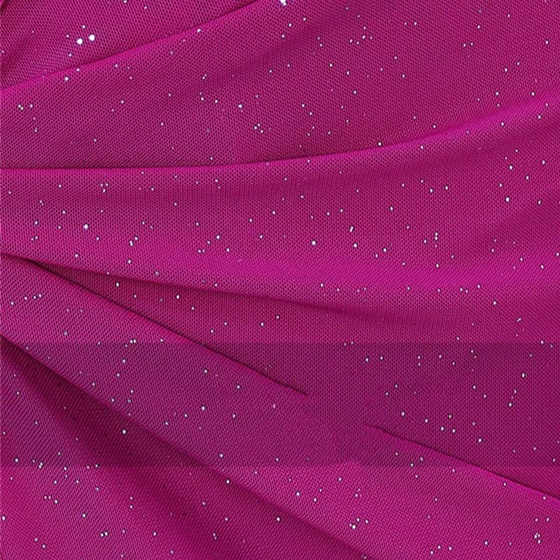 Костюм для танца живота с длинным рукавом серебристая сетка |