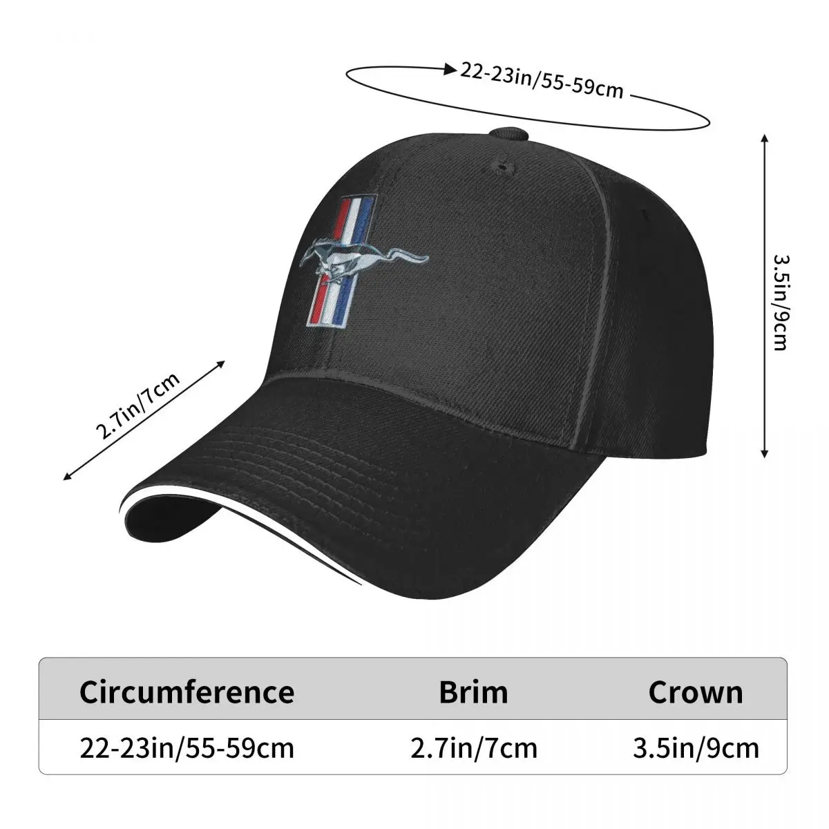

Baseball Cap Men Cool Ford Mustang Fashion Caps Hats for Logo Asquette Homme Dad Hat for Men Trucker Cap