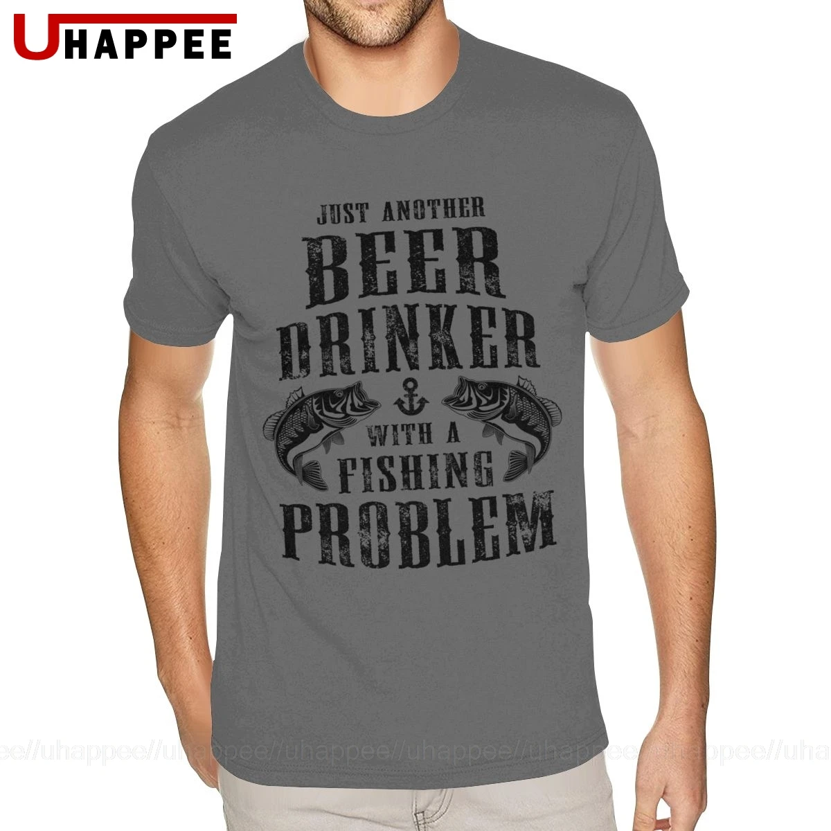 Футболка мужская с принтом только другая поилка рыболовной проблемой тяжелая