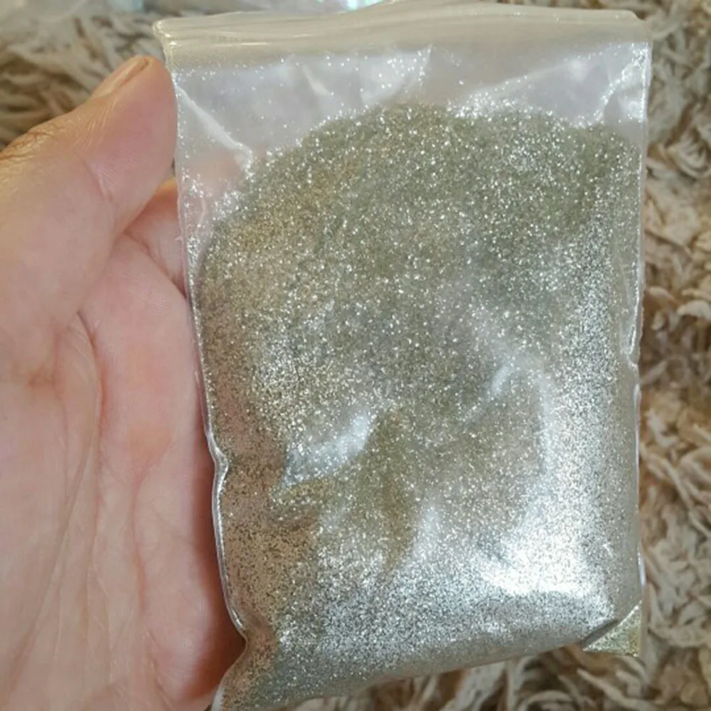 50 г/пакет шампанское золото дизайн ногтей Блестящий Порошок 0 2 мм ультра-тонкий