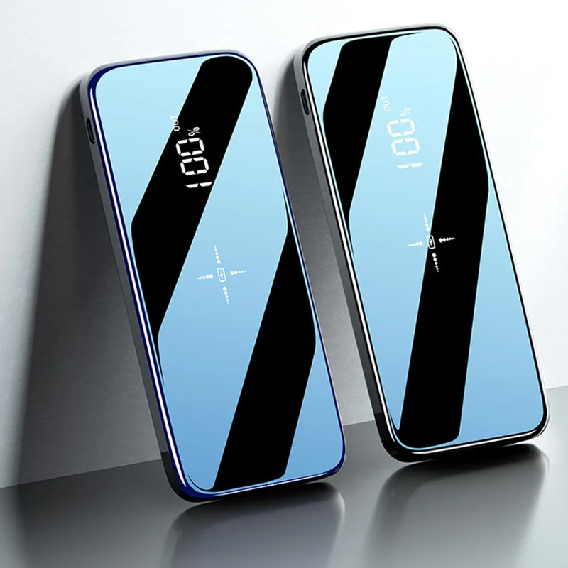Qi Беспроводная зарядка для xiaomi iphone внешний аккумулятор 30000 мАч путешествий Samsung
