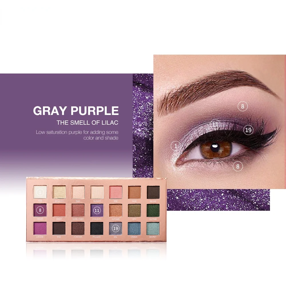 

Darling Eyeshadow Palletes 21 Colors Ultra Fine Powder Pigmented Shadows Glitter Shimmer Makeup Eye Shadow Palette