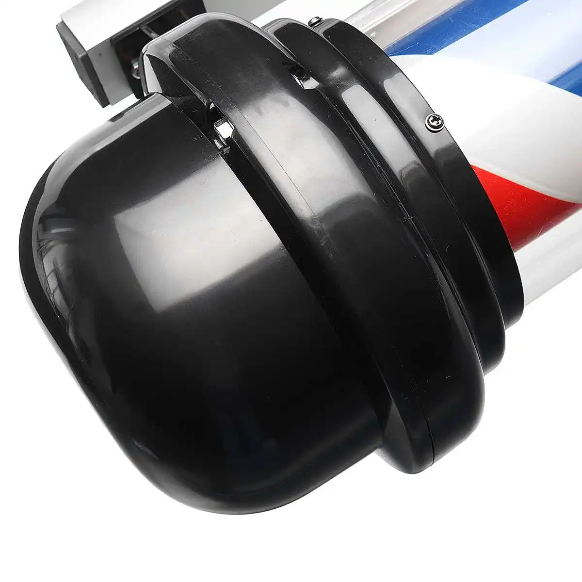 Вращающийся светильник для парикмахерских 50 см красный белый синий Полоска