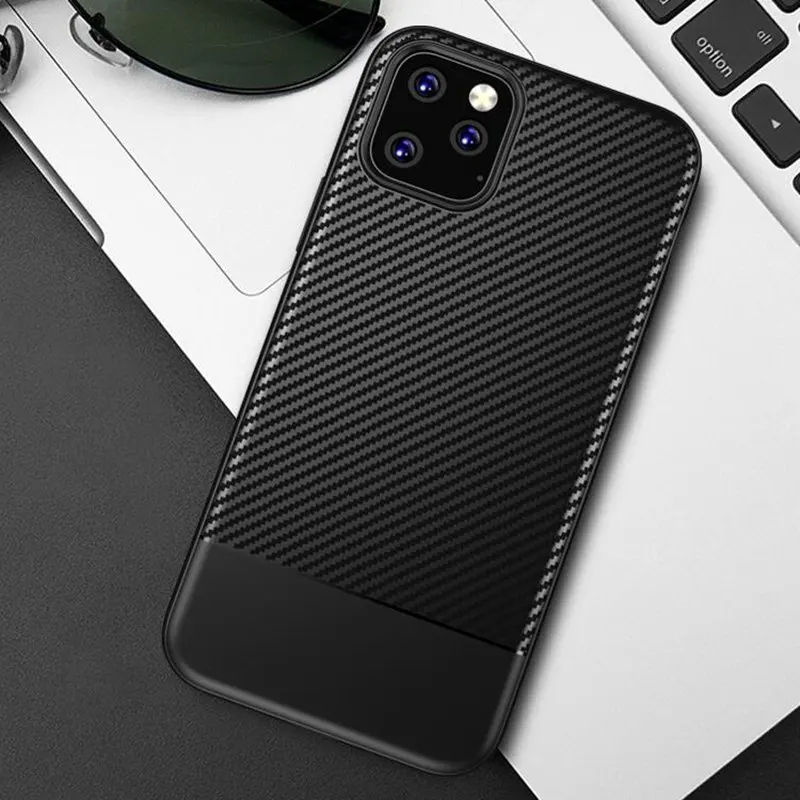 УГЛЕРОДНЫЙ чехол для iphone 12 11 Pro Max mini 7 8 plus pro 6S 6 XR XS чехлы|for iphone|cover for 6for |
