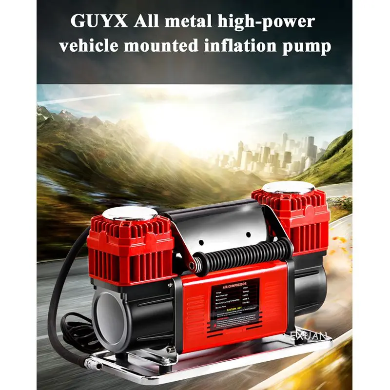 Автомобильный воздушный насос/высокомощный насос высокого давления // 12 В/24 В/60