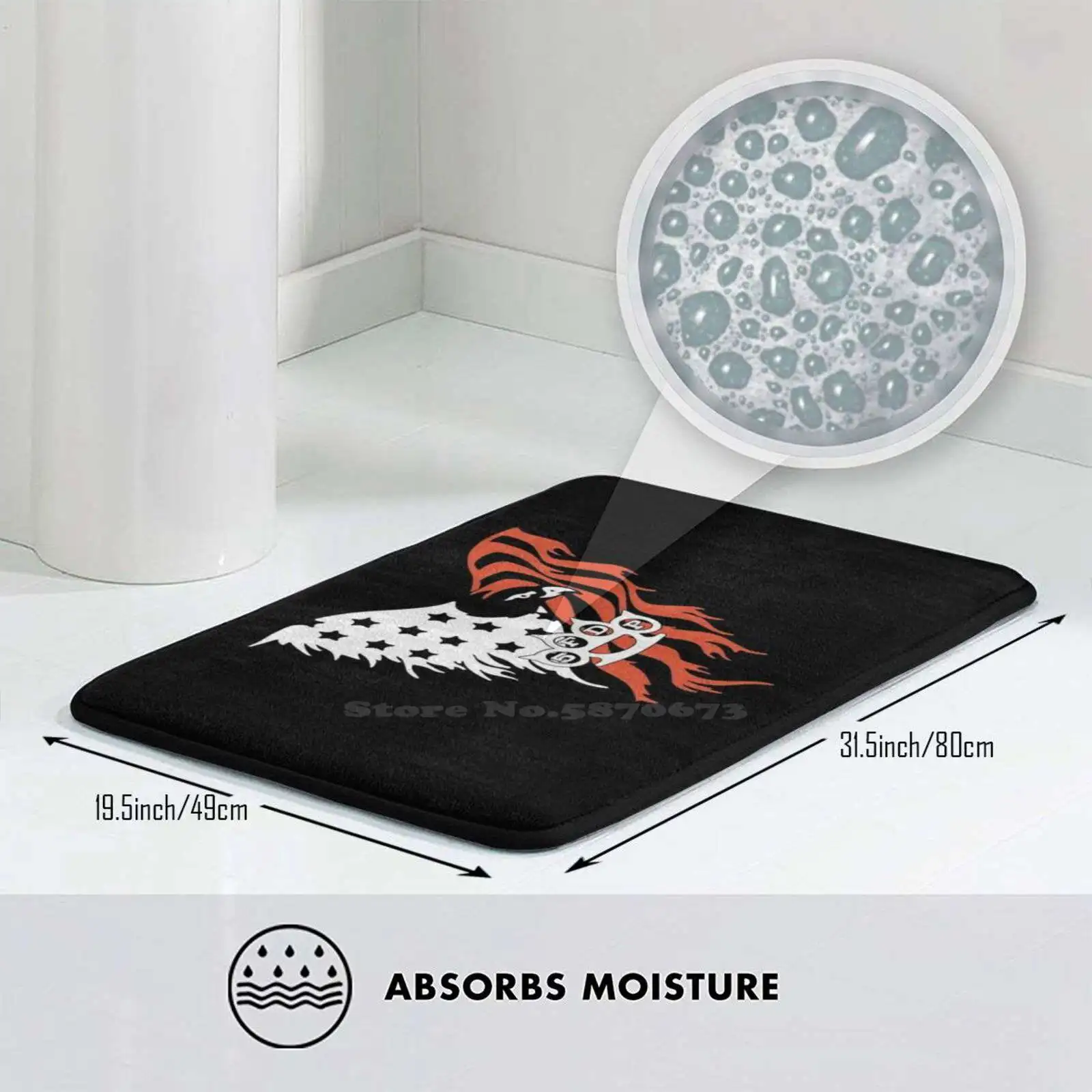 Мягкий домашний коврик с пятью пальцами скелетом морщиной Орлан крестом