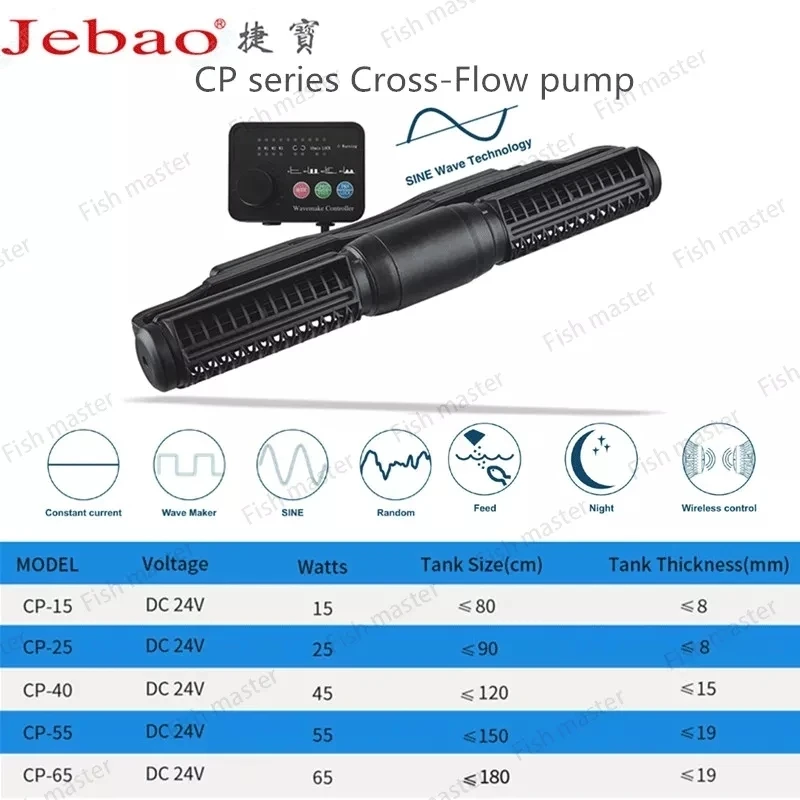 Устройство для создания волн Jebao/Jecod устройство колебаний CP-15 CP15 CP25 CP40 CP65 с