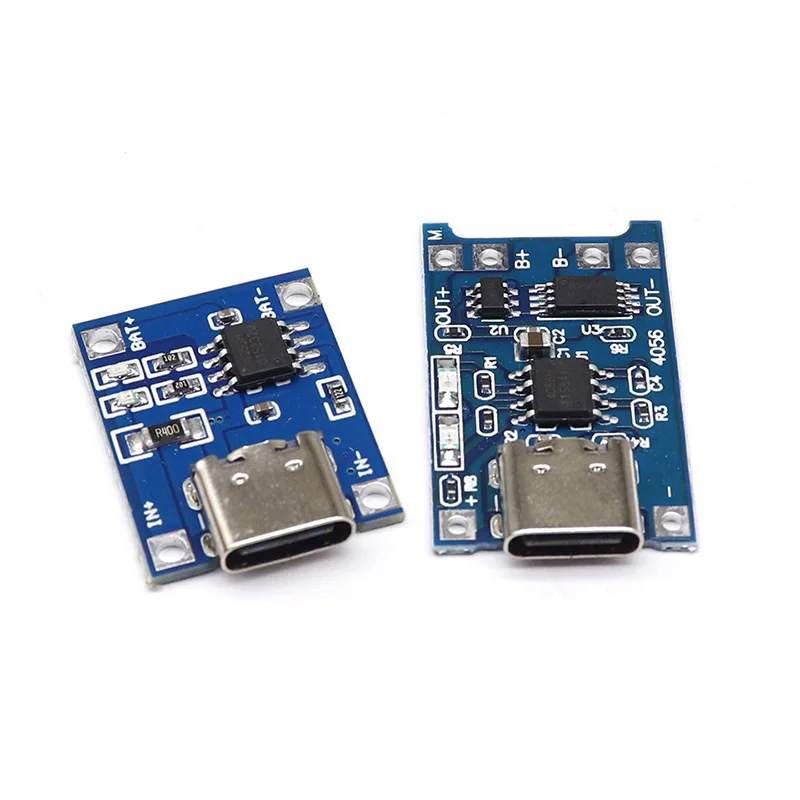 10Pcs Micro USB 5V 1A 18650 TP4056 Lithium Battery Charger Module Charging Board With Protection Dual Functions Li-ion | Электронные