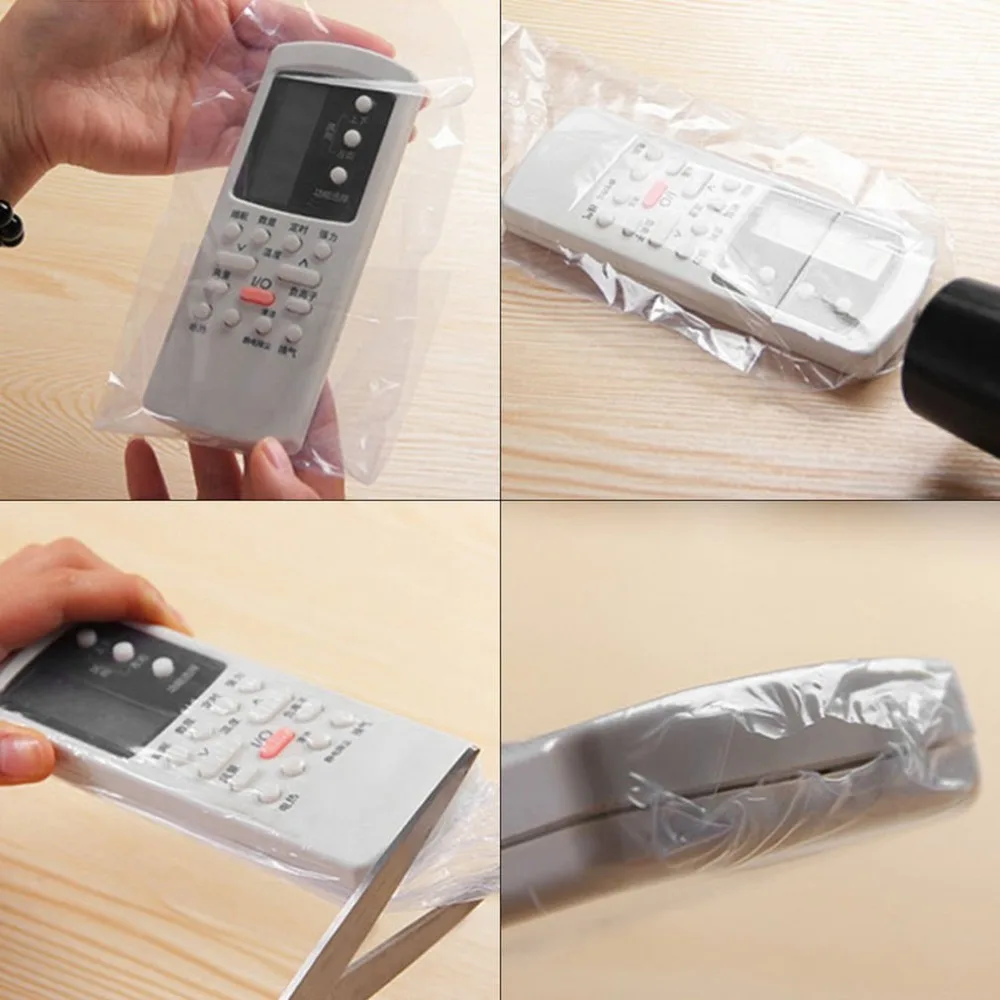 5 pcs Waterproof PPC Heat Shrink Plastic Wrap Film Air-Conditioner Video TV Remote Control Screen Protect Cover Dust Proof | Инструменты