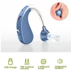 1 шт. перезаряжаемый цифровой слуховой аппарат BTE Слуховые аппараты с тяжелой потерей слуховой аппарат звуковой усилитель для пожилых глухих