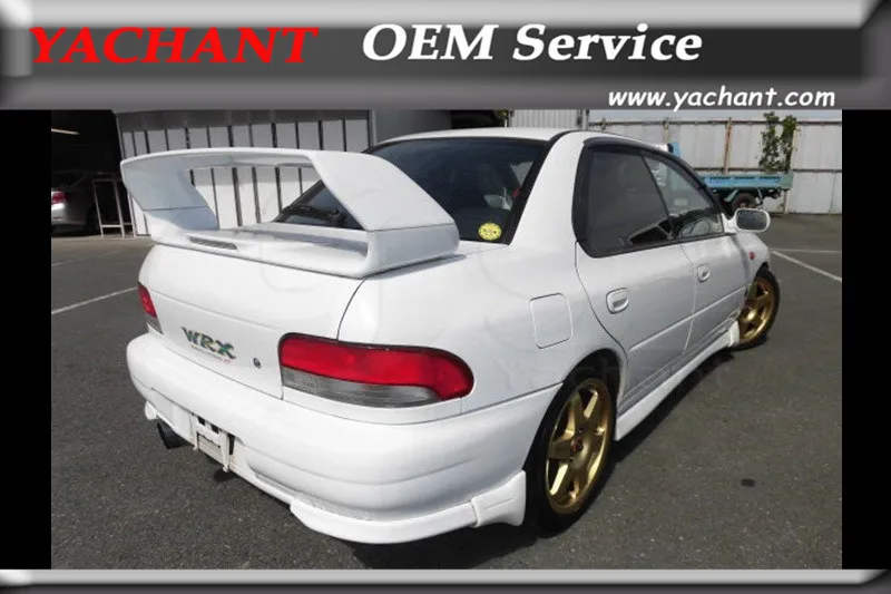 

Автомобильный спойлер для багажника, из стекловолокна, подходит для Impreza GC Series WRX STI, задний спойлер на крыло
