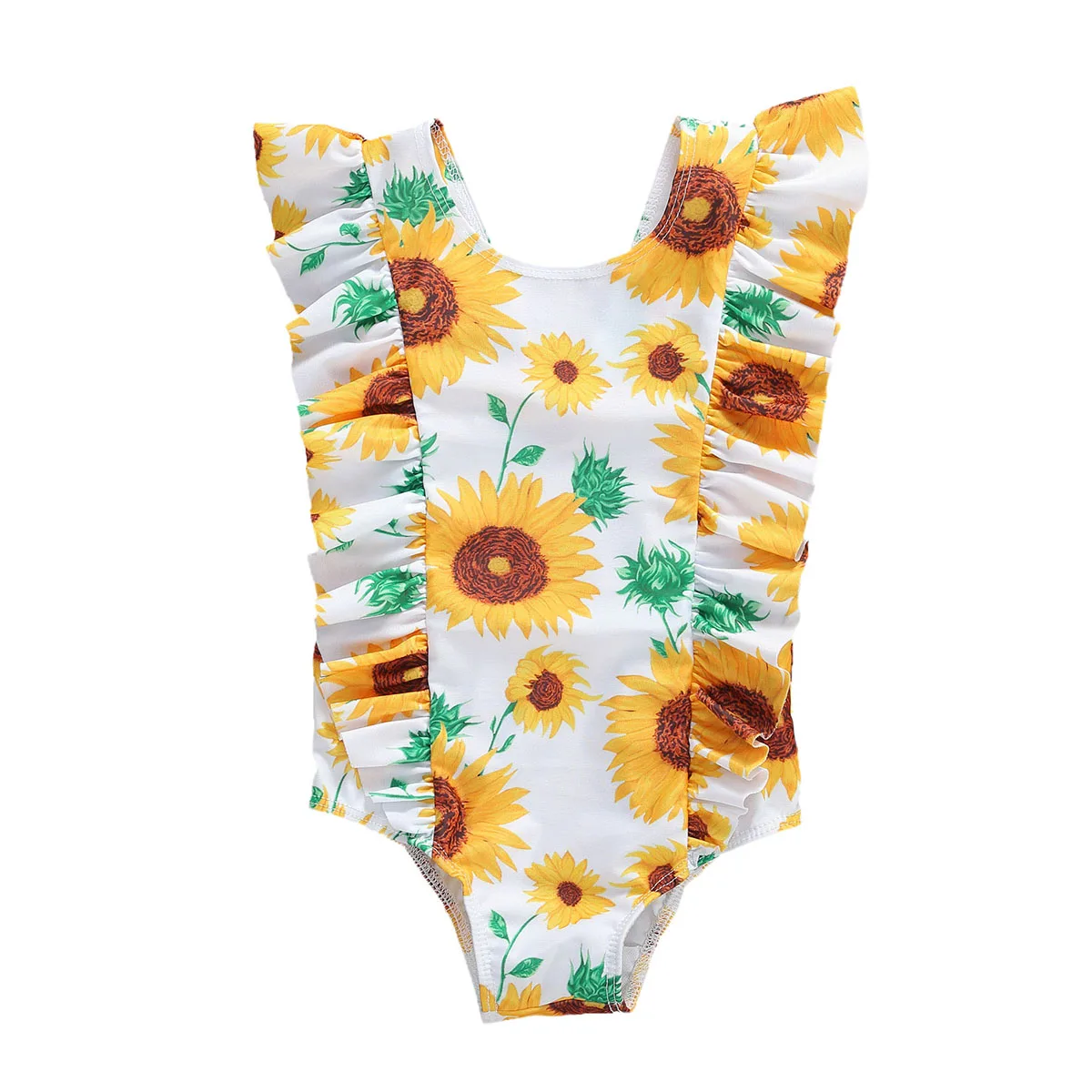 

Цельный купальник для девочек, летний модный купальник, дети младенец Начинающий ходить малыш