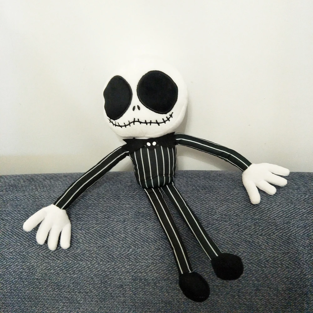 Детская плюшевая игрушка в виде тыквы Джека черепа подарок на день рождения