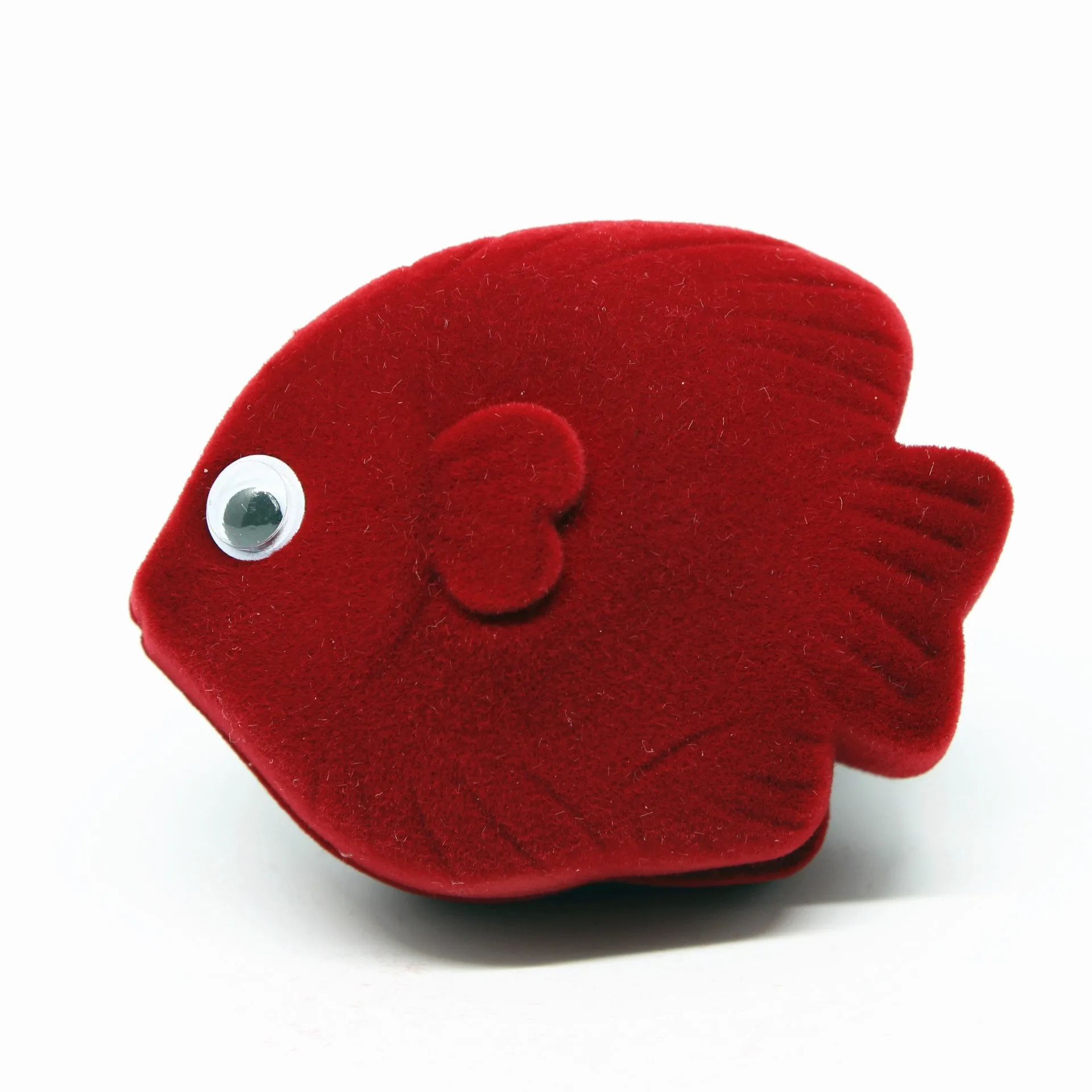 HOSENG 10Pcs Velvet Wedding Luxury Box For Women Earrings Display and Packaging Yellow Red Ocean Tropical Fish Series HS_532