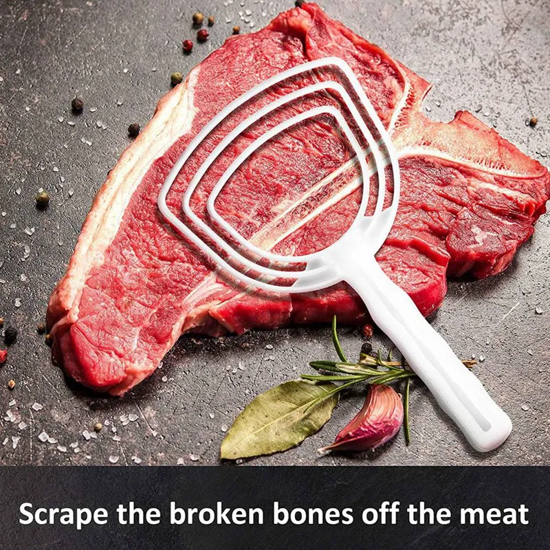 Скребок для мяса скребок удаления кости от пыли белый поликристаллический