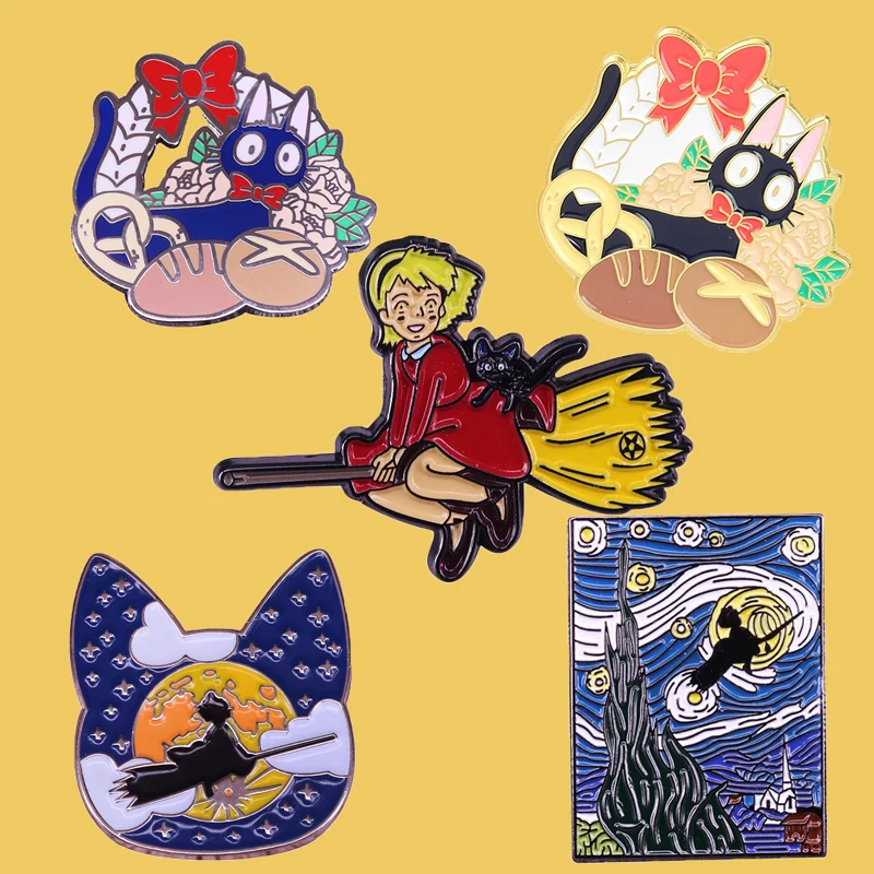 

SP602 Cartoon Anime Pins Enamel Lapel Cartoon Pins Brooches Badge Backpack Cute Pins Gifts For Friends Jewelry