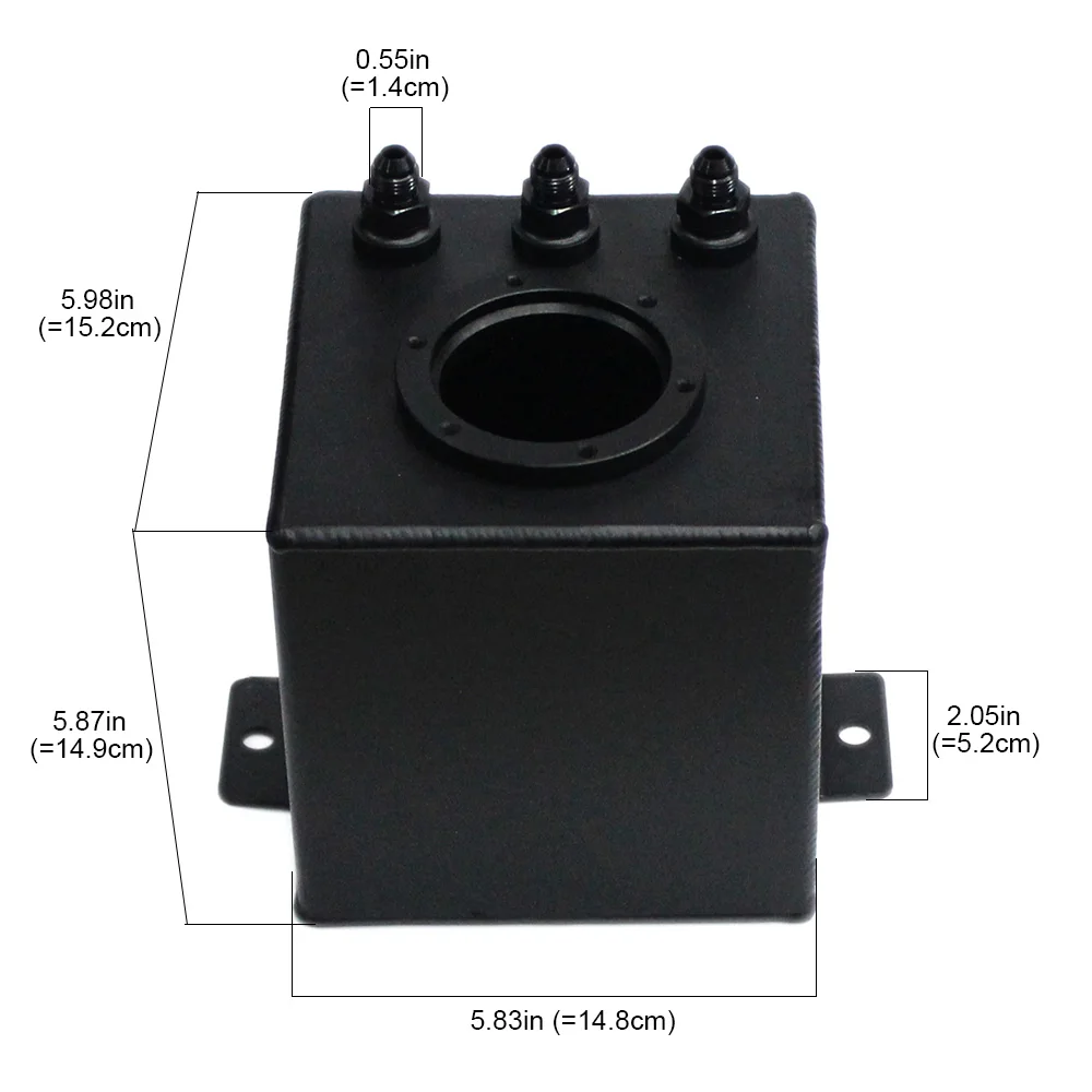 Универсальный алюминиевый топливный бак SPSLD 2L топливная ячейка с топливным