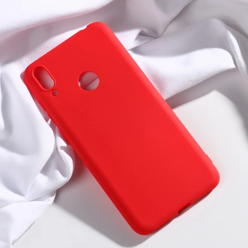 Candy Color Silicone Case For Huawei P Smart Prime Z 2019 TPU Cover Honor 8A Y7 Play P30 lite Fundas Coque |